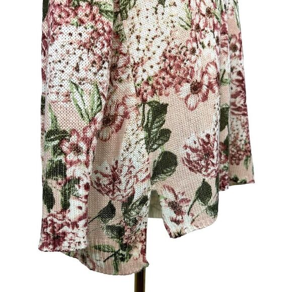 Show Me Your Mumu Bermuda Pink Floral Knit Light Sweater , Size S - Picture 7 of 12